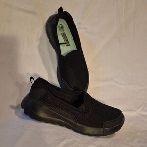 Black Slip-On Men's Shoes